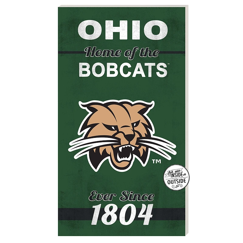 Ohio Bobcats 11'' x 20'' Home Of The Sign