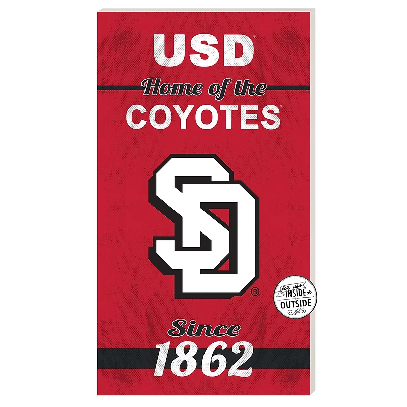 South Dakota Coyotes 11'' x 20'' Home Of The Sign