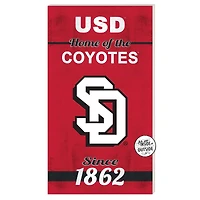 South Dakota Coyotes 11'' x 20'' Home Of The Sign