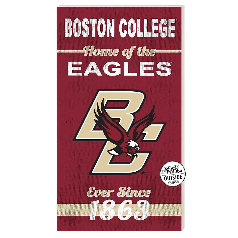 Boston College Eagles 11'' x 20'' Home Of The Sign
