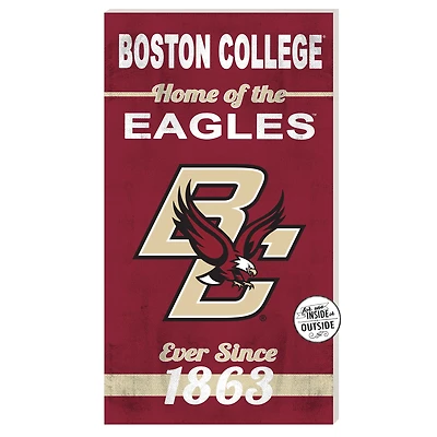 Boston College Eagles 11'' x 20'' Home Of The Sign