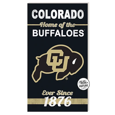 Colorado Buffaloes 11'' x 20'' Home Of The Sign