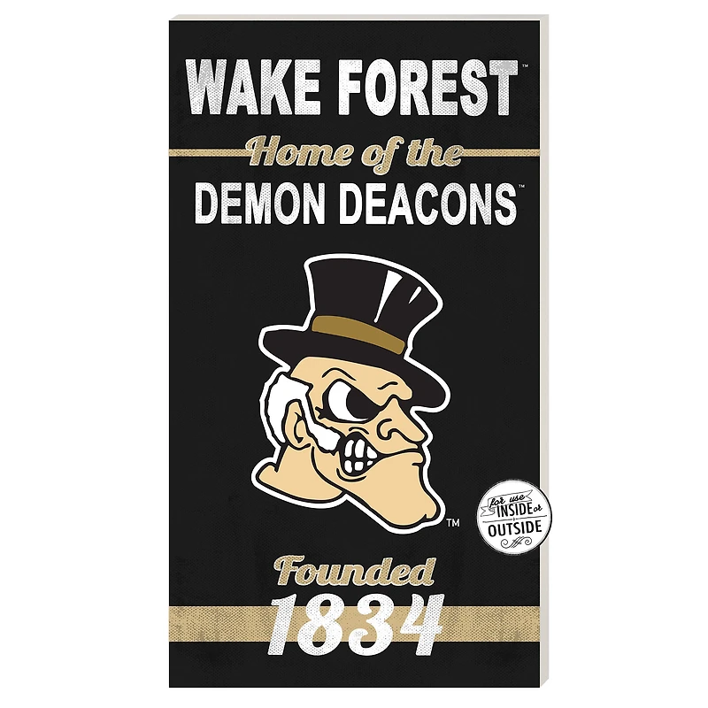Wake Forest Demon Deacons 11'' x 20'' Home Of The Sign