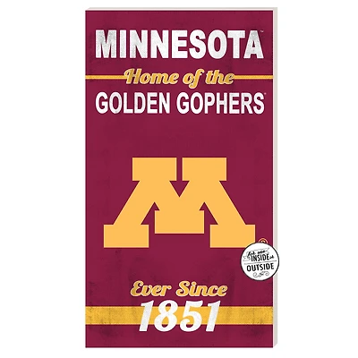 Minnesota Golden Gophers 11'' x 20'' Home Of The Sign