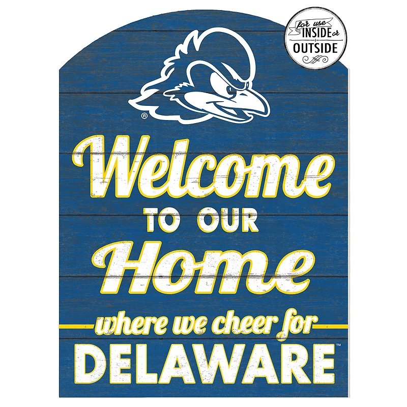 Delaware Fightin' Blue Hens 16'' x 22'' Marquee Sign