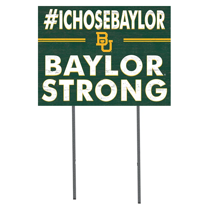 Baylor Bears 18'' x 24'' I Chose Lawn Sign