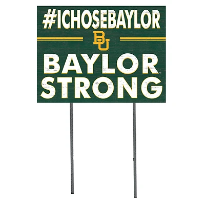 Baylor Bears 18'' x 24'' I Chose Lawn Sign