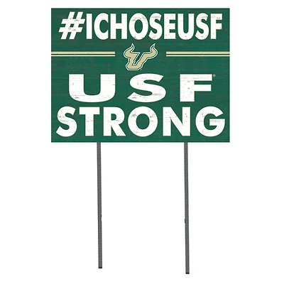 South Florida Bulls 18'' x 24'' I Chose Lawn Sign