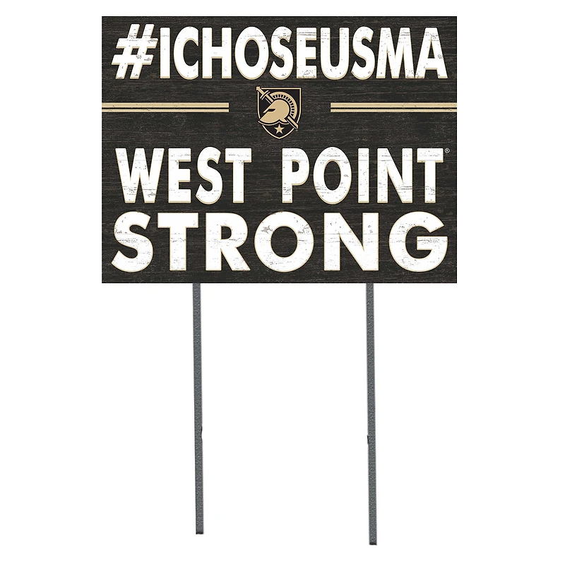 Army Black Knights 18'' x 24'' I Chose Lawn Sign