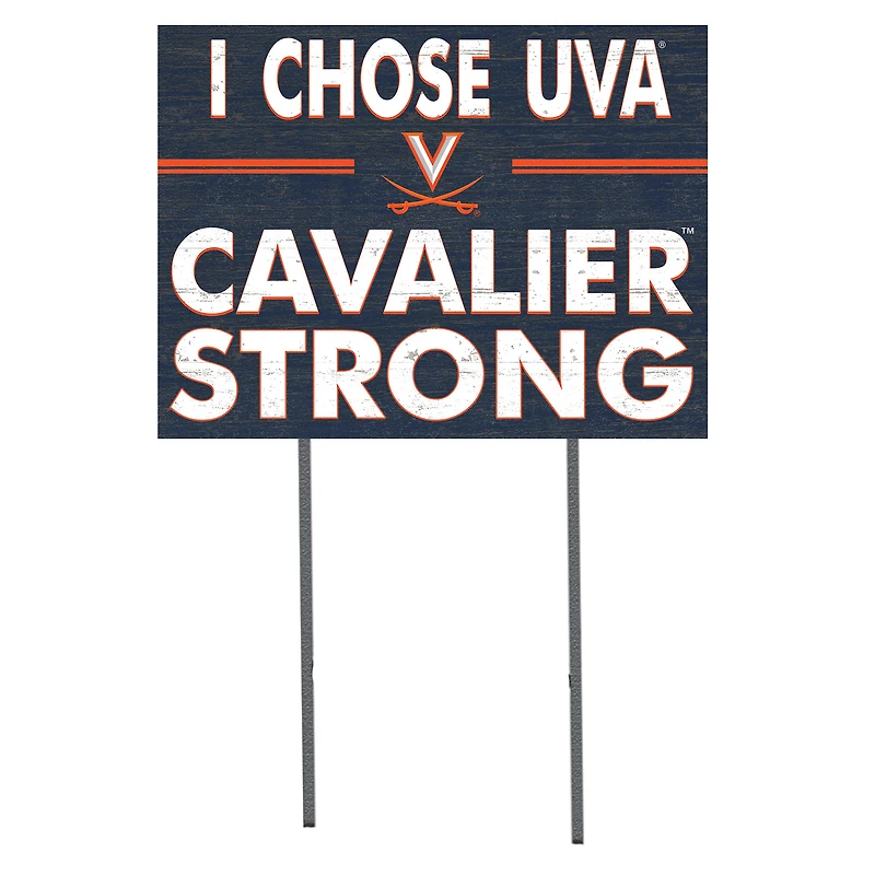 Virginia Cavaliers 18'' x 24'' I Chose Lawn Sign