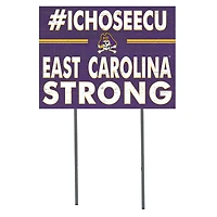 ECU Pirates 18'' x 24'' I Chose Lawn Sign