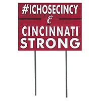 Cincinnati Bearcats 18'' x 24'' I Chose Lawn Sign