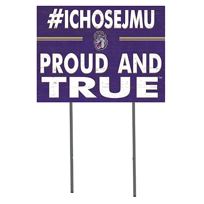 James Madison Dukes 18'' x 24'' I Chose Lawn Sign