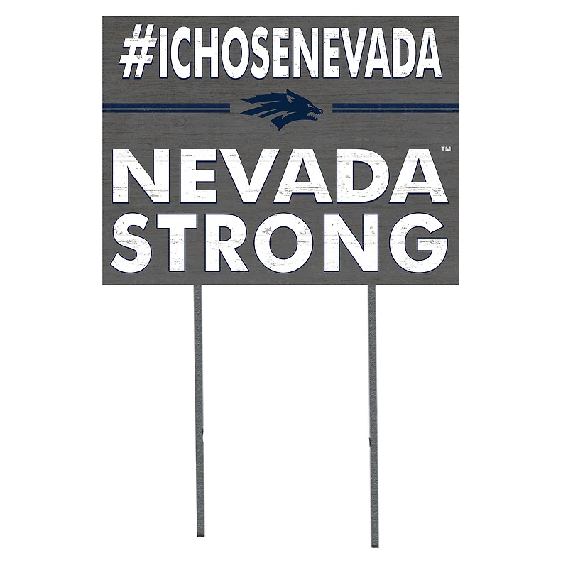 Nevada Wolf Pack 18'' x 24'' I Chose Lawn Sign