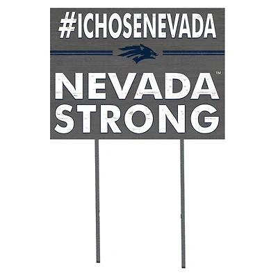 Nevada Wolf Pack 18'' x 24'' I Chose Lawn Sign
