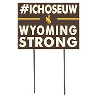 Wyoming Cowboys 18'' x 24'' I Chose Lawn Sign