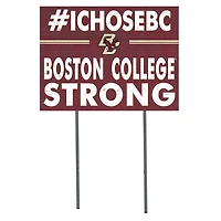 Boston College Eagles 18'' x 24'' I Chose Lawn Sign