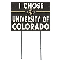 Colorado Buffaloes 18'' x 24'' I Chose Lawn Sign