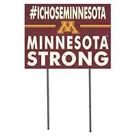 Minnesota Golden Gophers 18'' x 24'' I Chose Lawn Sign