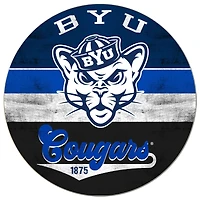 BYU Cougars 20'' x 20'' Retro Logo Circle Sign