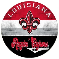 Louisiana Ragin' Cajuns 20'' x 20'' Retro Logo Circle Sign