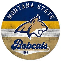 Montana State Bobcats 20'' x 20'' Retro Logo Circle Sign