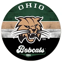 Ohio Bobcats 20'' x 20'' Retro Logo Circle Sign