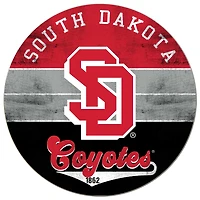 South Dakota Coyotes 20'' x 20'' Retro Logo Circle Sign