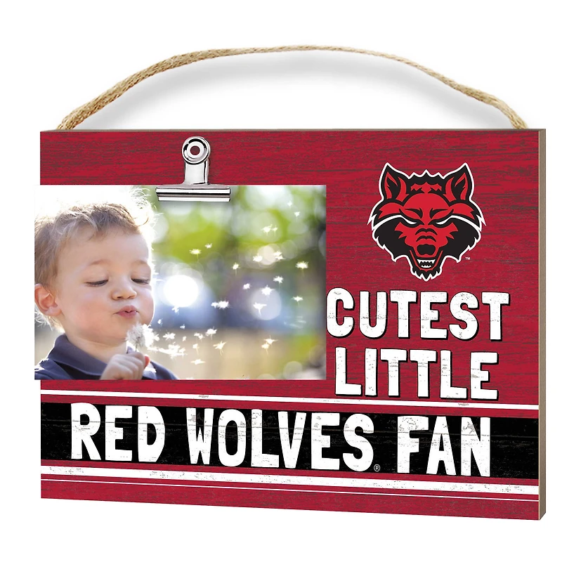 Arkansas State Red Wolves 8'' x 10'' Cutest Little Team Logo Clip Photo Frame