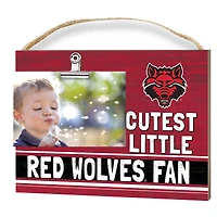 Arkansas State Red Wolves 8'' x 10'' Cutest Little Team Logo Clip Photo Frame