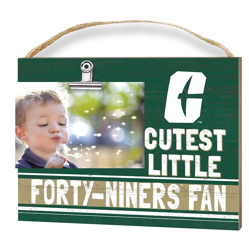 Charlotte 49ers 8'' x 10'' Cutest Little Team Logo Clip Photo Frame