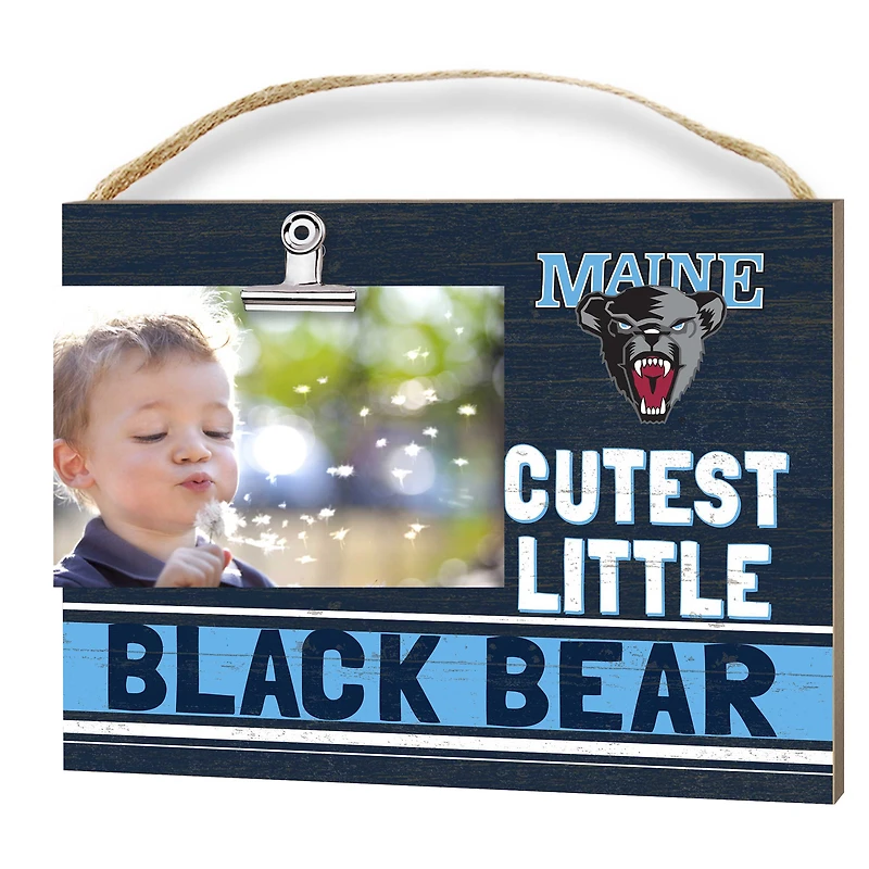 Maine Black Bears 8'' x 10'' Cutest Little Team Logo Clip Photo Frame