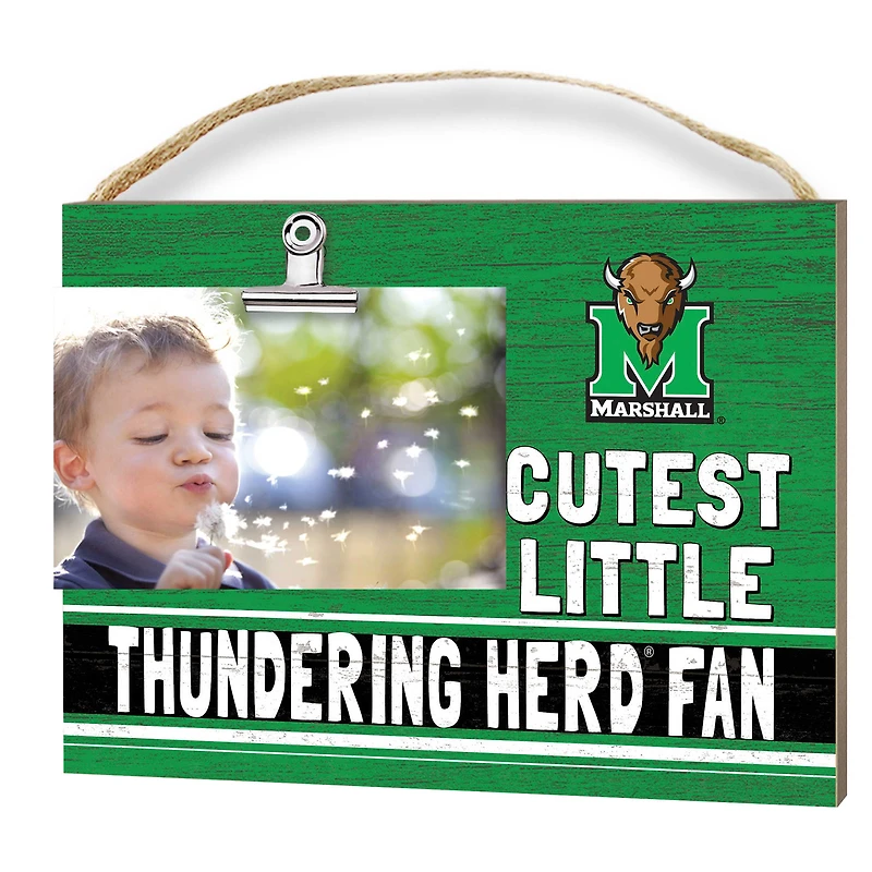 Marshall Thundering Herd 8'' x 10'' Cutest Little Team Logo Clip Photo Frame