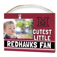 Miami University RedHawks 8'' x 10'' Cutest Little Team Logo Clip Photo Frame