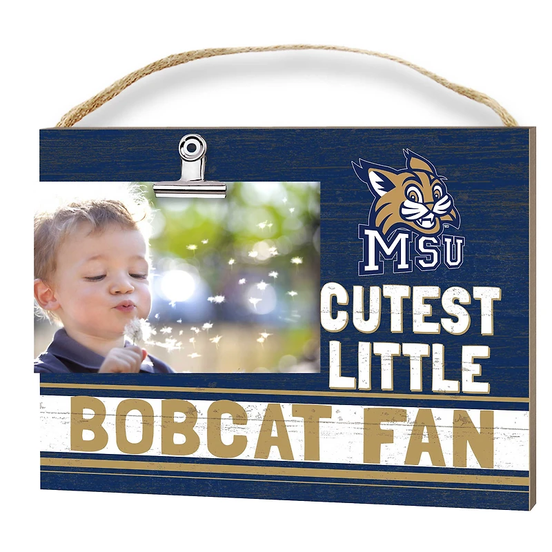 Montana State Bobcats 8'' x 10'' Cutest Little Team Logo Clip Photo Frame
