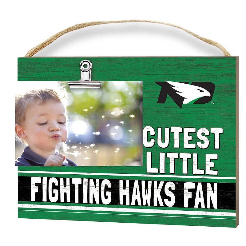 North Dakota 8'' x 10'' Cutest Little Team Logo Clip Photo Frame