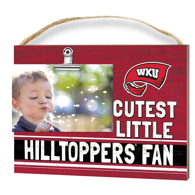 Western Kentucky Hilltoppers 8'' x 10'' Cutest Little Team Logo Clip Photo Frame