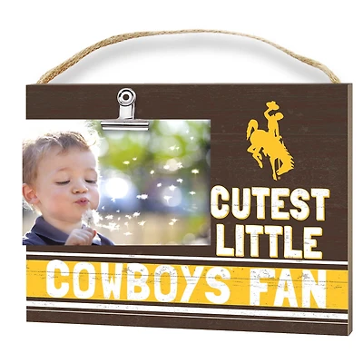 Wyoming Cowboys 8'' x 10'' Cutest Little Team Logo Clip Photo Frame