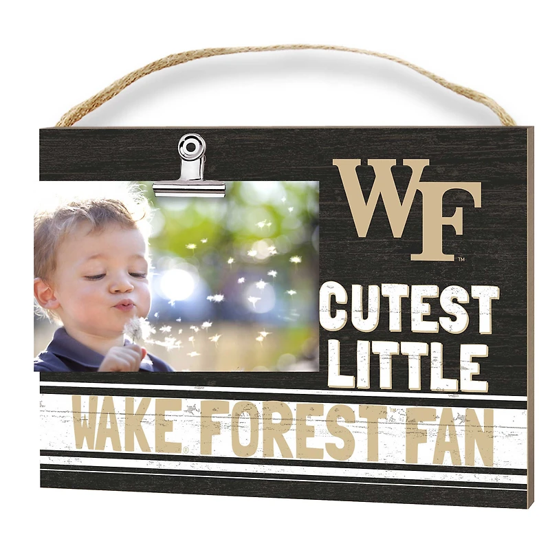 Wake Forest Demon Deacons 8'' x 10'' Cutest Little Team Logo Clip Photo Frame