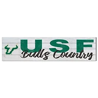 South Florida Bulls 10'' x 40'' Logo Sign