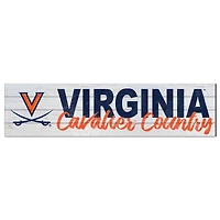 Virginia Cavaliers 10'' x 40'' Logo Sign