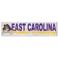 ECU Pirates 10'' x 40'' Logo Sign