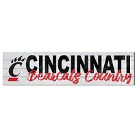 Cincinnati Bearcats 10'' x 40'' Logo Sign