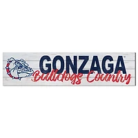 Gonzaga Bulldogs 10'' x 40'' Logo Sign