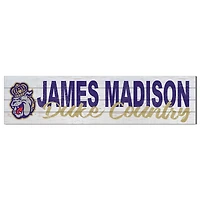James Madison Dukes 10'' x 40'' Logo Sign