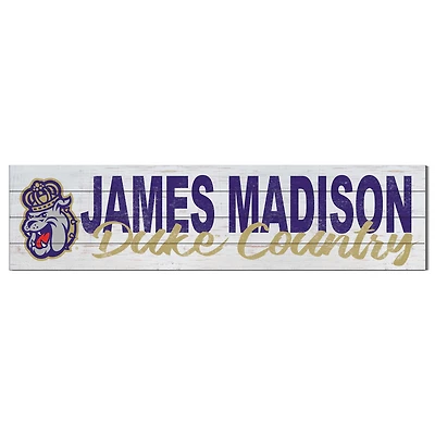 James Madison Dukes 10'' x 40'' Logo Sign