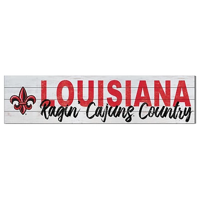Louisiana Ragin' Cajuns 10'' x 40'' Logo Sign