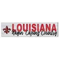 Louisiana Ragin' Cajuns 10'' x 40'' Logo Sign