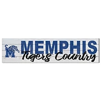 Memphis Tigers 10'' x 40'' Logo Sign
