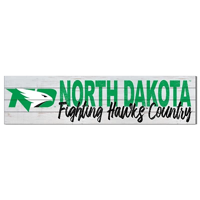 North Dakota 10'' x 40'' Logo Sign